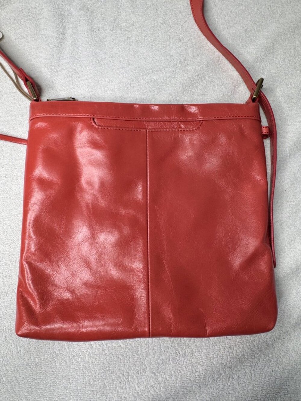 NWT Hobo Drifter Tea Rose Leather Crossbody Bag Adjustable Strap - Picture 10 of 14